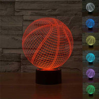 Basketball 3D Illusion Lamp