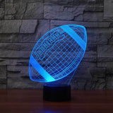 Football 3D Illusion Lamp