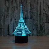 Eiffel Tower 3D Illusion Lamp