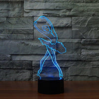 Ballerina 3D Illusion Lamp