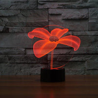 Flower 3D Illusion Lamp