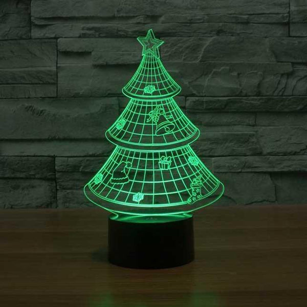 Christmas Tree 3D Illusion Lamp