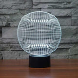 Baseball (Softball) 3D Illusion Lamp