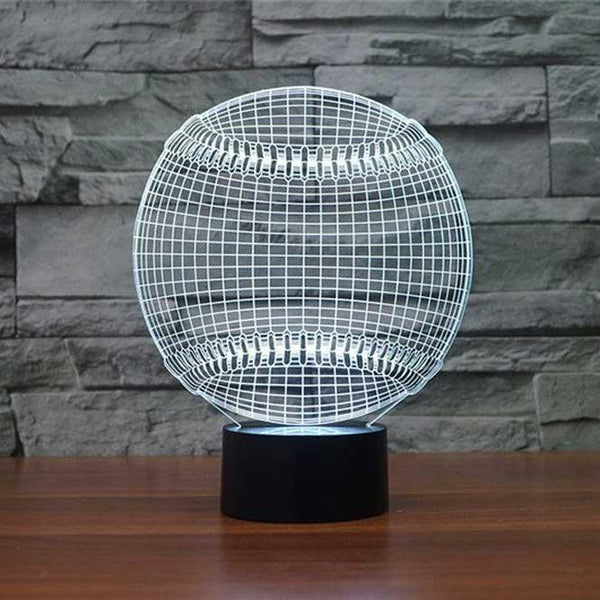 Baseball (Softball) 3D Illusion Lamp