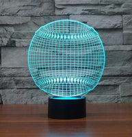 Baseball (Softball) 3D Illusion Lamp