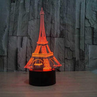 Eiffel Tower 3D Illusion Lamp