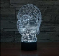 Gautama Buddha 3D Illusion Lamp