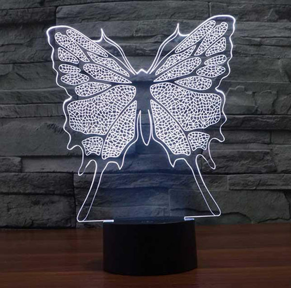 Butterfly 3D Illusion Lamp