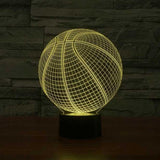 Basketball 3D Illusion Lamp